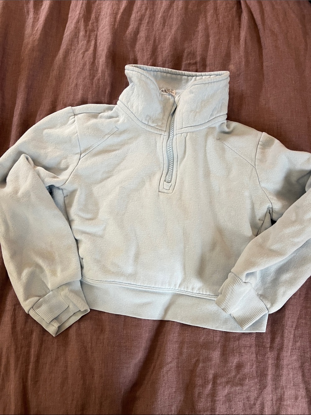all in motion Light Blue Kids Half-Zip Sweatshirt